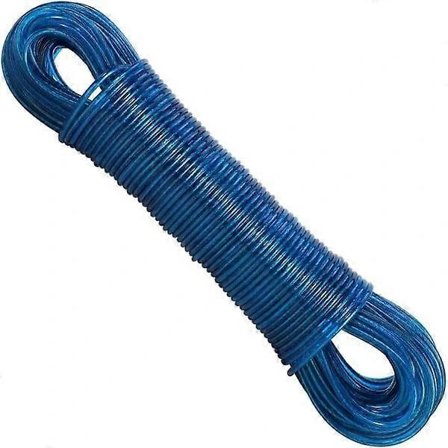 50m Klessnor Tau Sterk Stålkjerne Klessnor - Råtebestandig, Muggbestandig & Værbestandig - Blå