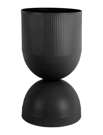 present time Plant Pot Tonar Large - Black - H 45CM