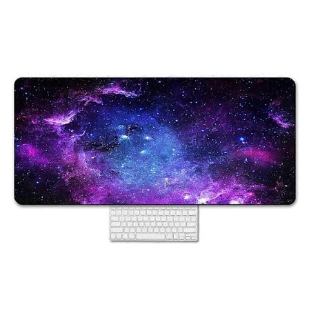 Extra Stor Musmatta, Gaming Skrivbordsmatta 80 x 40 cm, Vattentät Musmatta med Halkfri Bas för Kontorsspel (LGL)