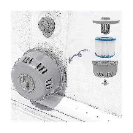 Kompatibel med Lay Z V1 S1 Spa Filterhus, Rengjøringstilbehør for Boblebad Spa Basseng (FMY)