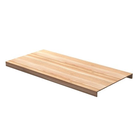 Lundbergs Rustic 80982 Dobbelttrin 1450×590×8 mm, Trapper & rækværk