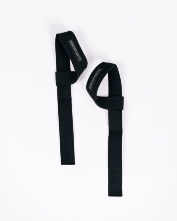 Dragremmar - Black - Body Science Neoprene Lifting Straps - Träningstillbehör, Träningsredskap