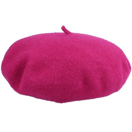Jaxon & James - Rosa beret Hut - Wool Fashion Raspberry Beret @ Hatstore