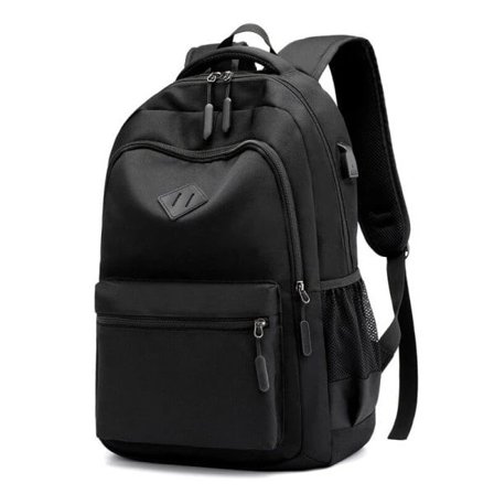 Black Waterproof Backpack for School - Boys, Girls, Kids