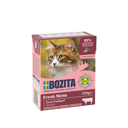 Bozita Katt - Kjøttdeig i gelé 370 g - Katt - Kattefôr & kattemat - Våtfôr og våtmat - ZOO.no