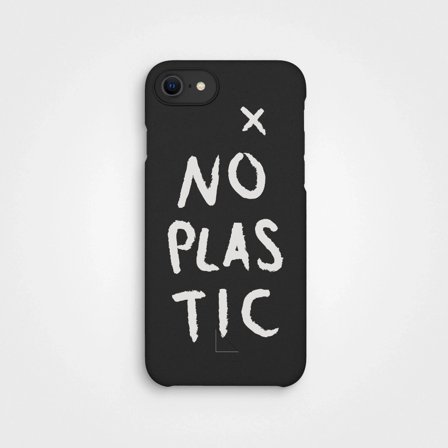 Compostable Mobile Case No Plastic Charcoal | agood company, iPhone 6 7 8 SE