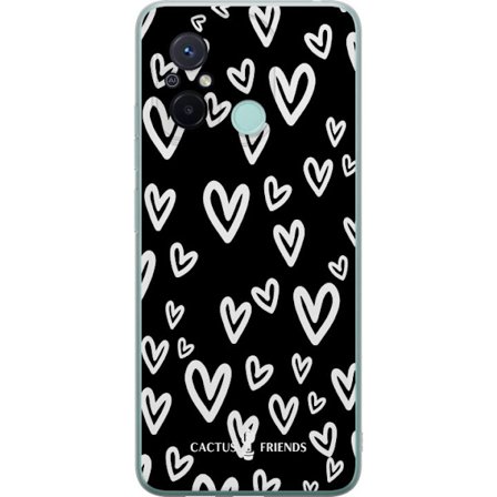 Yhteensopiva Puhelinkuori Xiaomi Xiaomi Redmi 12C Cactus and Friends - Handdrawn Love Chaos