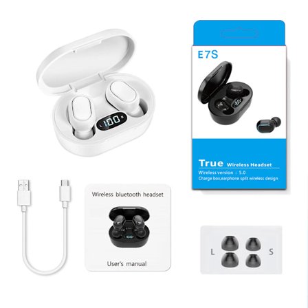 Mini TWS True Wireless 5.0 Bluetooth In Ear Macaron A7S öronproppar