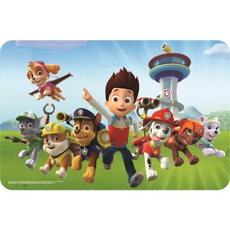 Paw Patrol Bordbrikke – 43x28cm