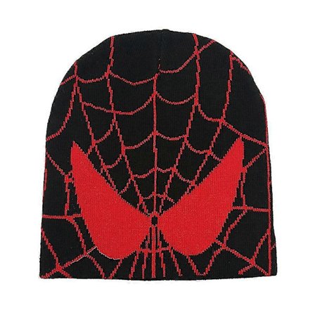 Menn Kvinner Spider Man Strikket Beanie Lue Vinter Varm Skullies Caps Cosplay Kostyme