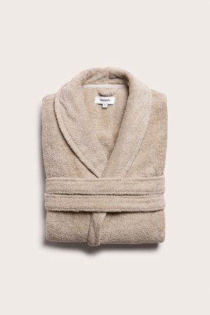 Kappahl | Morgonrock i bomullsfrotté | Beige