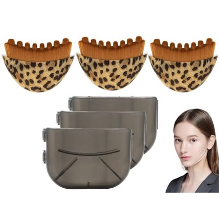 1/2/3-pak Lymfedrænagebørste - Ansigtsbørste til lymfedrænage og skånsom massage, perfekt til daglig hudpleje