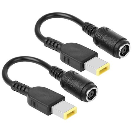 Naievear 2 st AC-laddningsadapterkabel för IBM Lenovo Thinkpad T440 X240 X1 nätaggregat