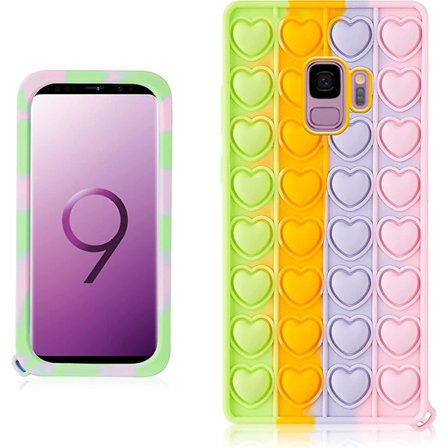 Trendy Fun til Samsung Galaxy S9 Etui, silikone Æstetisk Tegneserie Sjovt Sødt Sejt Kawaii Fidget Unikt Stilfuldt Designer Sjovt Cover Etuier til 