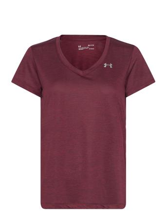 Tech Ssv - Twist T-shirts & Tops Short-sleeved Burgunder Under Armour*Betinget Tilbud