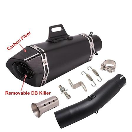 Udstyrsrør til Honda Rebel 500 300 CM300 CM500 CMX300 Cmx500 2017 - 2022 Motorcykel Udstødningssystem Escape Modificeret Lydpotte Mellemrør -Xin F no 