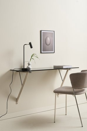 Jotex - Skrivebord 40x120 Cm Krom/glass - KULLABERG - Kjøp Skrivebord hos Jotex