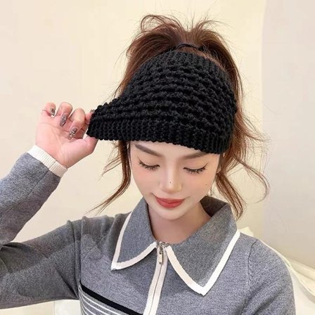 Autumn and Winter Wool Knitted Headband Hood with Wide Brim, Warm Headscarf, Female Headwear, Earmuffs, Headband, White Hairband