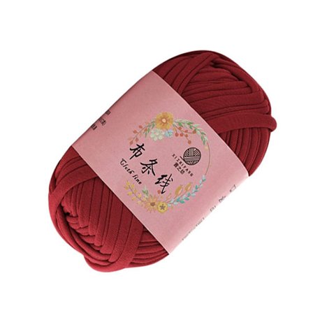 Hekle Garn Garn Ball VINRØD