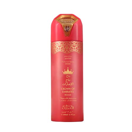 Nabeel Crown Of Emirates Rouge deodorante 200ml Uomo - Deodorante Spray