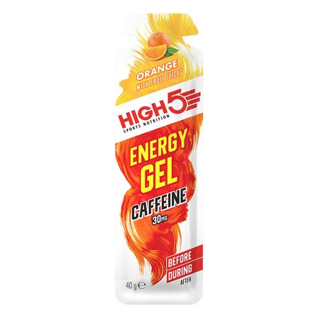 High5 Energy Gel Orange 40 g, Sport & Velvære, Protein & Energi, Energigel
