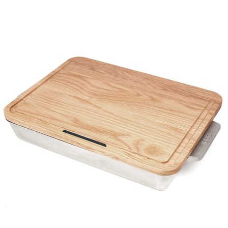 Ooni Bradepande, large 44 x 30 cm - Stål og træ | KitchenOne