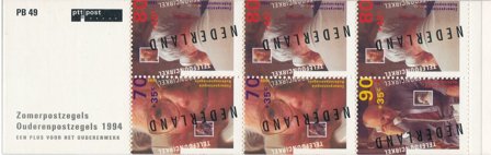 Holland 1994 - Frimærkehæfte NVPH PB 49 - Postfrisk