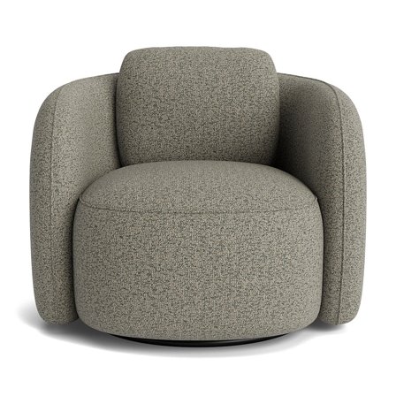 Lana Lænestol Puente Grøn med Drejefunktion, Komfortabel Polstring, 102x95x81cm - Perfekt Relax Lænestol