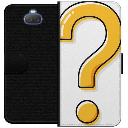 Kompatibelt Lommeboketui til Sony Xperia 10 Spørsmålstegn