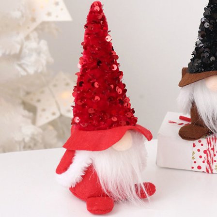 Ansiktsløs nisse dukke dekor lykke til lykke munterhet fasjonable julepynt dukker for vinduskarm bokhylle