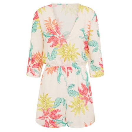 Girls On Film Womens/Ladies Disturbia Neon Palm Playsuit 12 UK