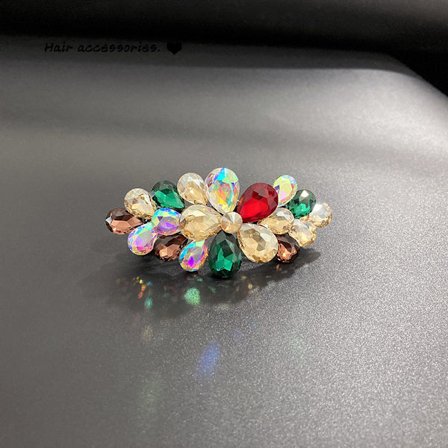 Luksuriøst smykkedesign hårnål Rhinestone hårspenneklips, også perfekt til morsdag