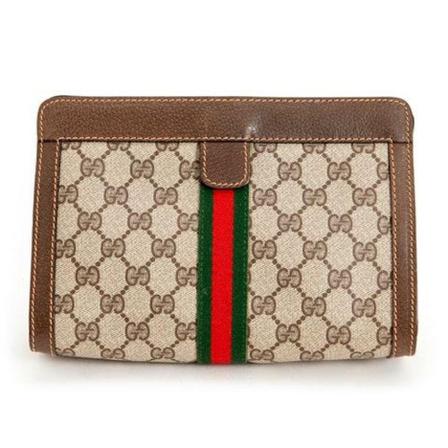 Gucci Vintage, Pre-owned Trousse case Beige, Dames, Maat:ONE Size