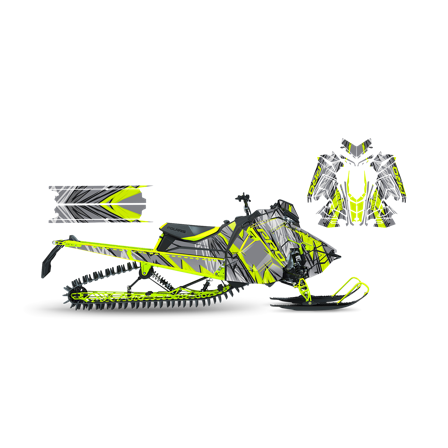 Dekalkit SweTown Mani Lime - Polaris Axys 850 Pro RMK 155 2019-2021