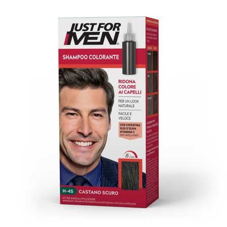 Just For Men Shampoo Colorante Castano Scuro 30ml