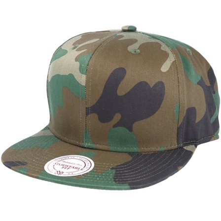 Mitchell & Ness - Camo - snapback - Cap - Blank Camo Snapback - Hatstore