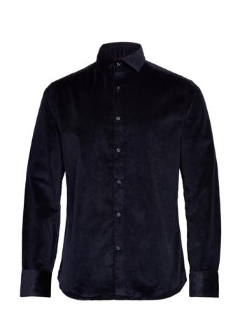 Bs Kongsberg Casual Slim Fit Shirt Skjorta Casual Marinblå Bruun & Stengade