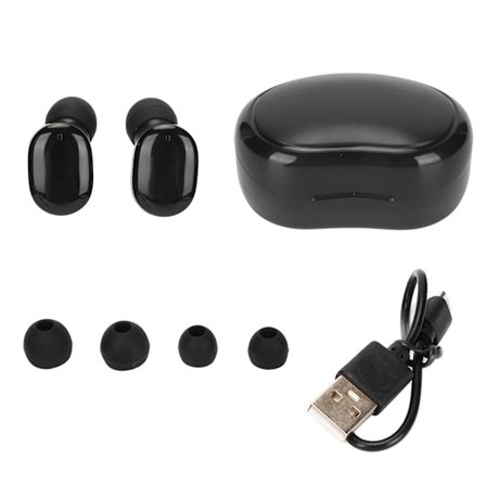 Bluetooth-hörlurar HiFi Stereo Brusreducerande IPX7 Vattentäta Inbyggd Mikrofon Trådlösa Hörlurar för Körning Träning