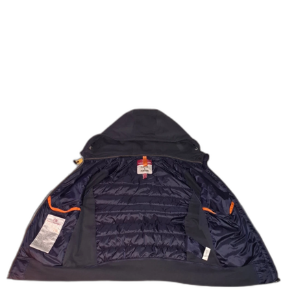 Parajumpers puffer hoodie navy S