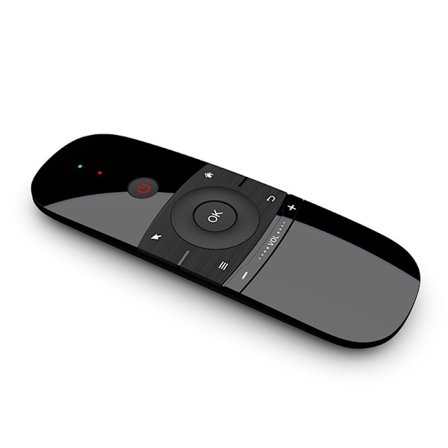 W1 Air Mouse 2.4GHz Mini Infrarød USB Bærbar Fjernkontroll, kompatibel med Android TV-bokser, projektorer og oppladbare batteriprodukter.