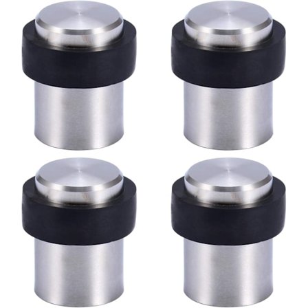 Gulvmonteret dørstopper 4,5 cm rustfrit stål dørstopper dørstopper