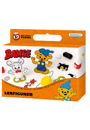 KÄRNAN Kul att skapa, Bamse lerfigurer Skapa & pyssla Unisex ONESIZE