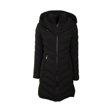Michael Kors, Down Coats Zwart, Dames, Maat:L