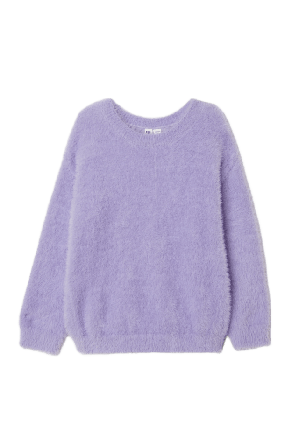 RIKIKI Lurvig tröja ELLEN Hoodies & sweatshirts Lila 122/128