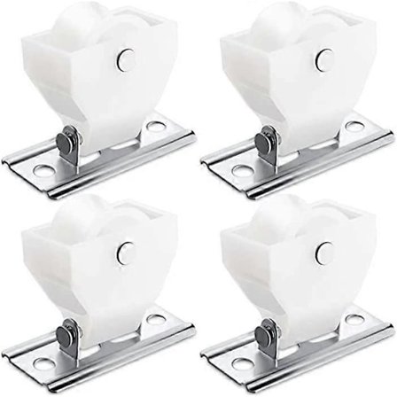 Gardinbeslag Snortrisser Vinduesblindlås til Romerske Plisségardiner Rullegardin Udskiftningstilbehør (4 stk.) [DB]