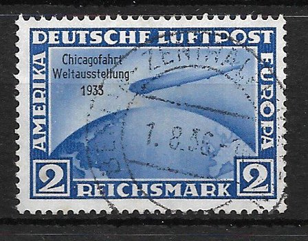 Tyske Rige 1933 - AFA 492 - Stemplet