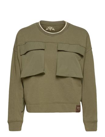 Ulrica Pocket Sweatshirt Green MOS MOSH