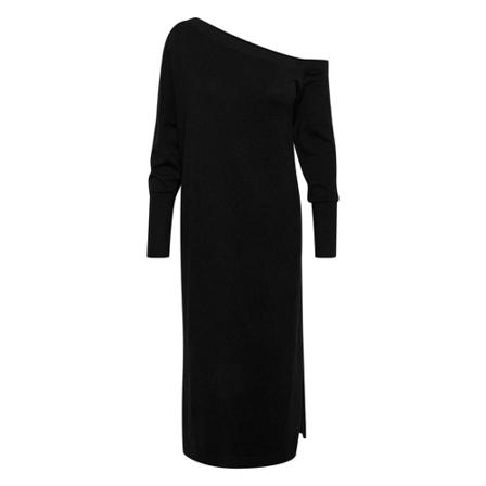 My Essential Wardrobe, Lola MW Cut Out Knit Dress Zwart, Dames, Maat:L