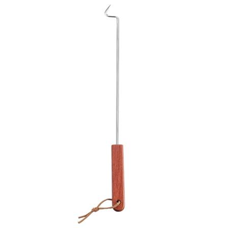 1 stk Matvender i Rustfritt Stål Grillvender Bbq Turner Hook Kjøkkenutstyr 44X3X5.5CM 44X3X5.5CM