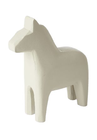 Åhléns Home Dekorationshäst 20 cm Inredningsdetaljer Beige ONESIZE